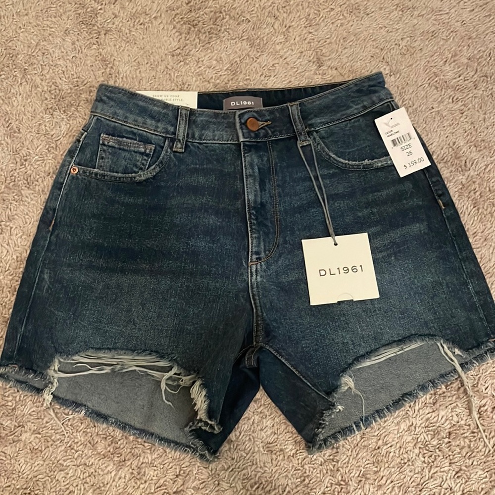 DL1961 high rise mom shorts relaxed fit